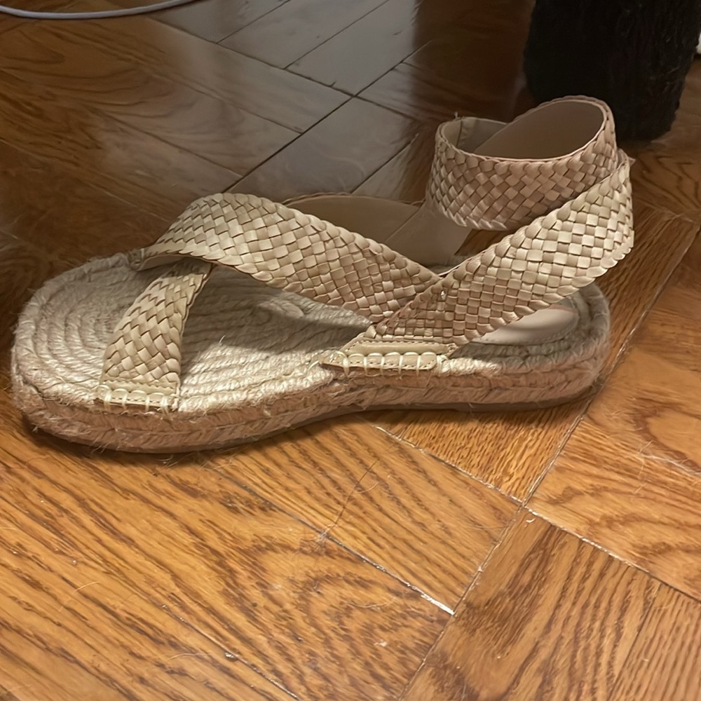 Sam Edelman Tan Woven Sandals - Picture 5 of 8